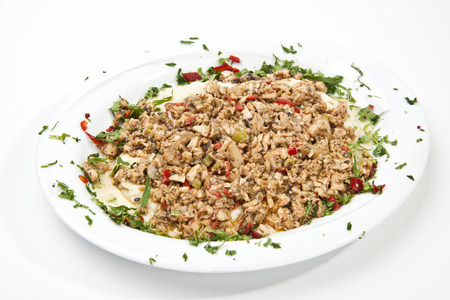 Turkish food Kokorecの写真素材