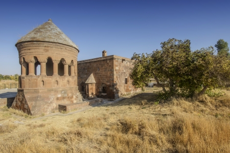 seljuk turk cemetery in ahlat, bitlisの写真素材