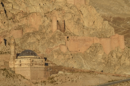 Ishak Pasha Palace (Constructed in 1685) is a semi-ruined palace located in the Dogubeyazit district of Agri province of Turkey.のeditorial素材