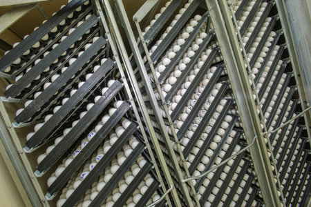 chicken eggsの写真素材