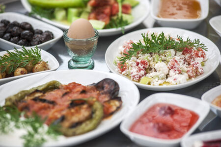 Turkish breakfastの写真素材