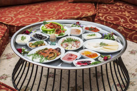 Turkish breakfastの写真素材