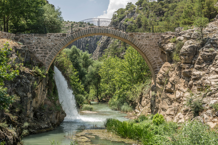 clandras bridge ,Usak Turkeyの写真素材
