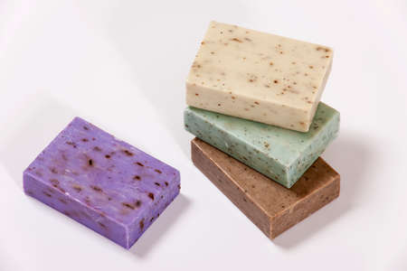bars of soapの写真素材