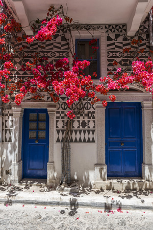 Village of Pyrgi - Chios Island.の写真素材
