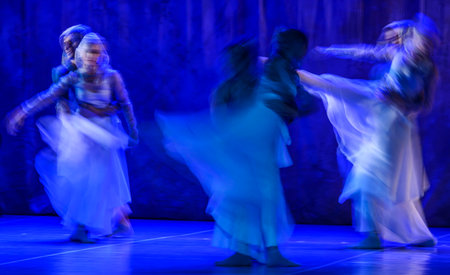 Contemporary dance theater performanceの写真素材