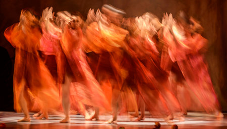 Contemporary dance theater performanceの写真素材