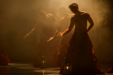 Contemporary dance theater performanceの写真素材