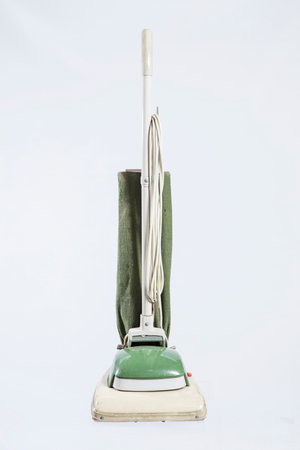 Vacuum cleaner isolated on white background. Cleaning concept.の写真素材