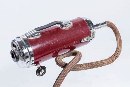Vacuum cleaner isolated on white background. Cleaning concept.の写真素材