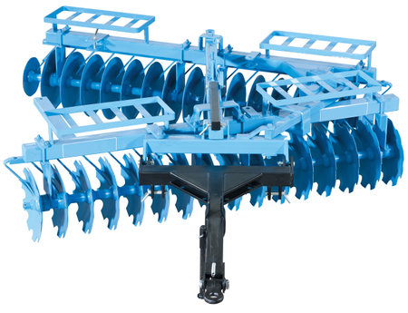 Modern agricultural machinery and equipment. Agricultural machinery and equipment. 3D rendering.の写真素材