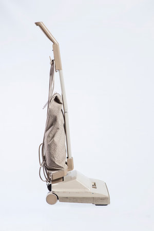 Vacuum cleaner on a white background. Isolated object.の写真素材