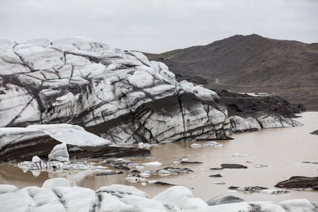 SvÃ­nafellsjÃ¶kull Glacier in winter time in southern Iceland
