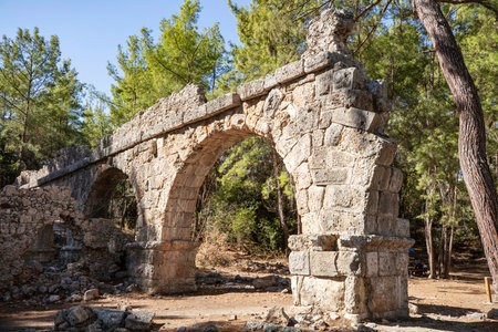 Phaselis ancient city and ruins Antalya Kemer