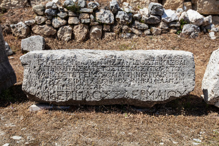 Arykanda is an Ancient City built on mountain terraces at an altitude of 1000 meters. The oldest remains and finds from the city date from the 6th or 5th century BCE. This is an amazing place to visitの写真素材