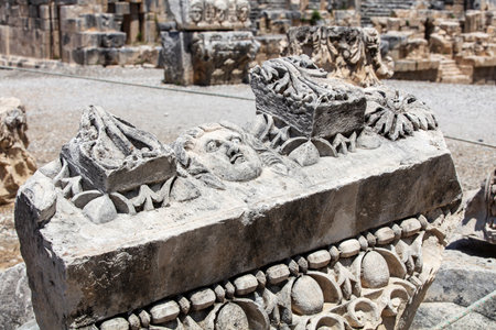 Ruins Myra Ancient City in Demre to Antalya, archaeology landmarks of Turkey.の写真素材