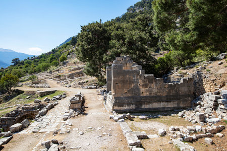 Arykanda is an Ancient City built on mountain terraces at an altitude of 1000 meters. The oldest remains and finds from the city date from the 6th or 5th century BCE. This is an amazing place to visitの写真素材