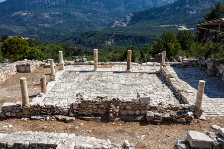 Arykanda is an Ancient City built on mountain terraces at an altitude of 1000 meters. The oldest remains and finds from the city date from the 6th or 5th century BCE. This is an amazing place to visitの写真素材