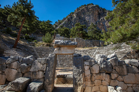 Arykanda is an Ancient City built on mountain terraces at an altitude of 1000 meters. The oldest remains and finds from the city date from the 6th or 5th century BCE. This is an amazing place to visitの写真素材