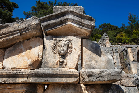 Arykanda is an Ancient City built on mountain terraces at an altitude of 1000 meters. The oldest remains and finds from the city date from the 6th or 5th century BCE. This is an amazing place to visitの写真素材