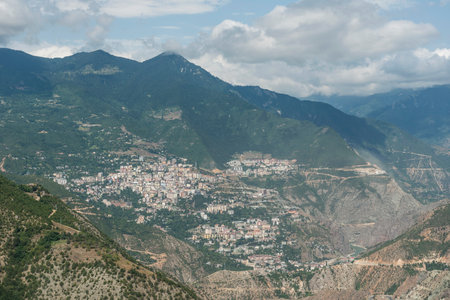 General view of Artvin, Turkeyの写真素材