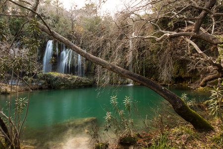 Kursunlu Waterfall, Antalya Turkeyの写真素材