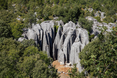 In the ancient city of Selge in Antalya, â€œAdam Kayalar,â€ means â€œMan Rocksâ€...