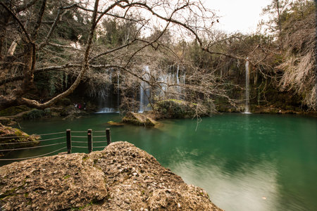 Kursunlu Waterfall, Antalya Turkeyの写真素材