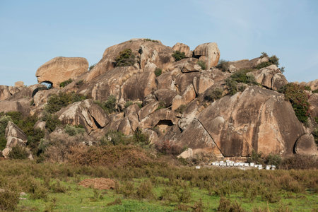 Bafa Lake Natural Park view in Turkey