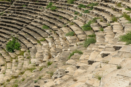 Aphrodisias Ancient city. (Aphrodisias). The common name of many ancient cities dedicated to the goddess Aphrodite. The most famous of cities called Aphrodisias. Karacasu - Aydin, TURKEYの写真素材