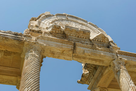 Aphrodisias Ancient city. (Aphrodisias). The common name of many ancient cities dedicated to the goddess Aphrodite. The most famous of cities called Aphrodisias. Karacasu - Aydin, TURKEYの写真素材