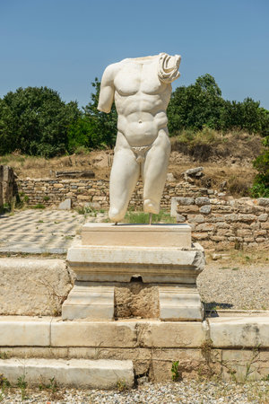 Aphrodisias Ancient city. (Aphrodisias). The common name of many ancient cities dedicated to the goddess Aphrodite. The most famous of cities called Aphrodisias. Karacasu - Aydin, TURKEYの写真素材