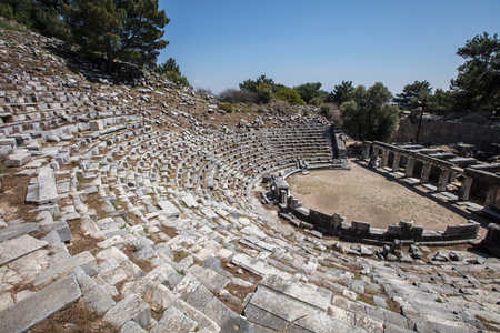 Priene ancient city ruins, SÃ¶ke, Aydin, Turkey.