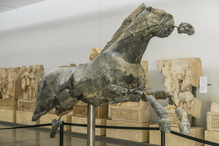 Aphrodisias Ancient city. (Aphrodisias). The common name of many ancient cities dedicated to the goddess Aphrodite. The most famous of cities called Aphrodisias. Karacasu - Aydin, TURKEYの写真素材