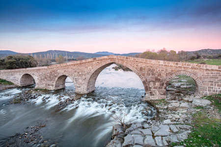Located in Canakkale, Turkey, Hudavendigar Bridge was built in the 14th century.