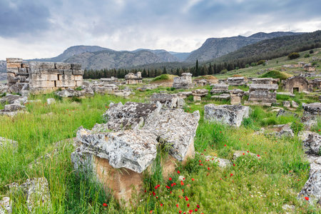 Ruins of the Roman theater in Hierapolis