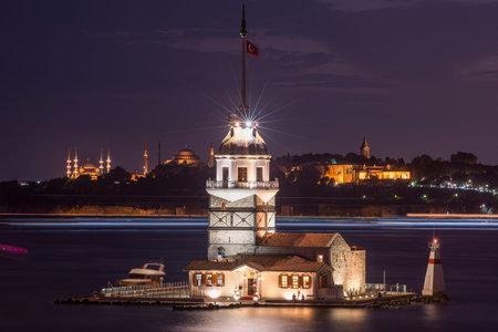 New Maiden's Tower Long Exposure Photo, ÃœskÃ¼dar Istanbul, Turkey (Turkey)