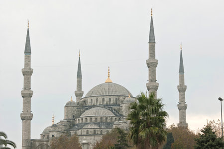 The Blue Mosque in Istanbul, Turkeyの写真素材