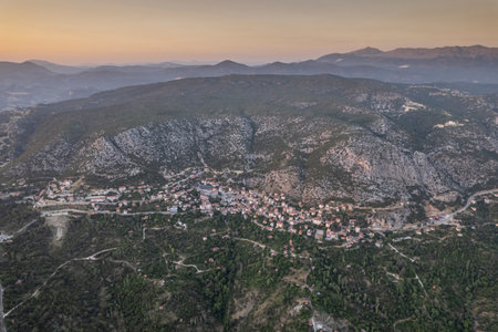 Aerial photographs Turkey Isparta - Sutculerの写真素材