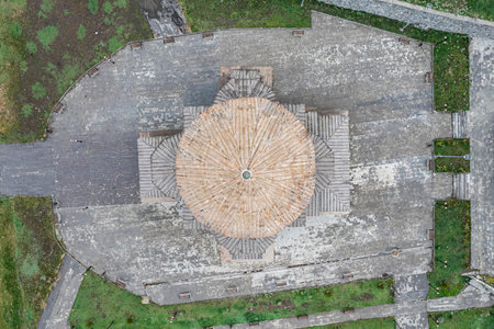 Eastern Anatolia, Turkey. Cityscape of the Kars town in Kars provinceの写真素材