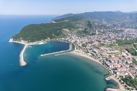 Cide, also KaraaÄaÃ§, is a town and district of the Kastamonu Province in the Black Sea region of Turkey.の写真素材