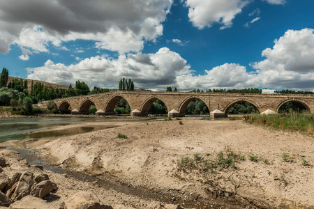 Sahruh Bridge, Kayseri, Turkeyの写真素材