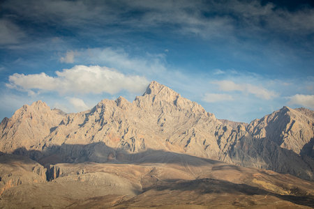 Mountain range in Cordillera Huayhuash, Peruの写真素材