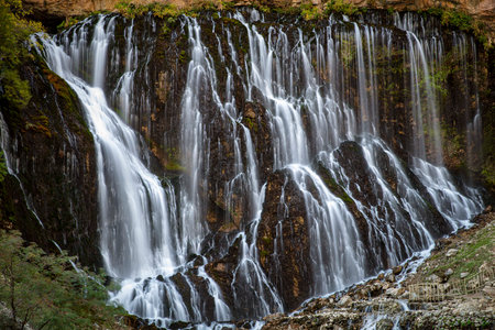 Located in Aladaglar National Park, it is Turkey's largest waterfall. KapuzbaÅÄ± waterfalls.の写真素材