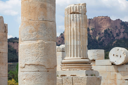 The Temple of Artemis. Sardes (Sardis) Ancient city. Manisa, Turkey. UNESCO World Heritage Tentative...