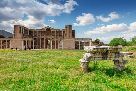 The ancient city of Sardis or Sardis at sunset. The city of Sard, the capital of the Lydians. Turkey's most famous ancient cities. Salihli district, Manisa, Turkeyの写真素材