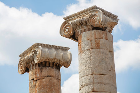 The Temple of Artemis. Sardes (Sardis) Ancient city. Manisa, Turkey. UNESCO World Heritage Tentative...