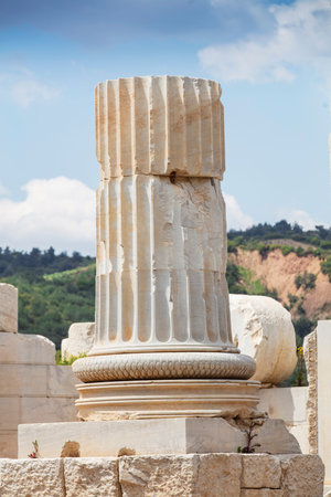 The Temple of Artemis. Sardes (Sardis) Ancient city. Manisa, Turkey. UNESCO World Heritage Tentative...