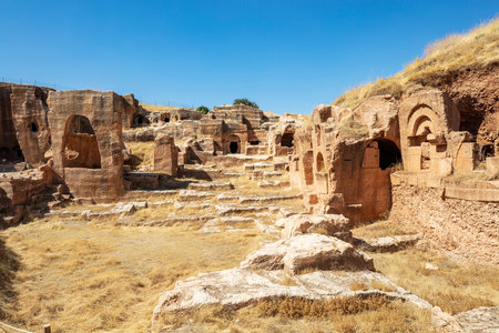 Dara Ancient City. Mesopotamia. Mardin, Turkey. Dara Ancient City, one of the most important settlements of Mesopotamia.の写真素材