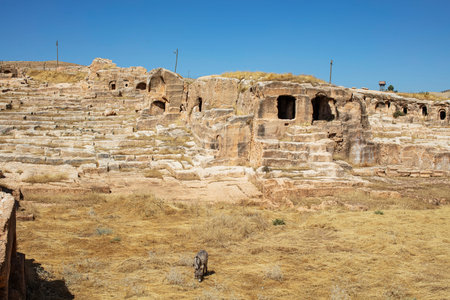 Dara Ancient City. Mesopotamia. Mardin, Turkey. Dara Ancient City, one of the most important settlements of Mesopotamia.の写真素材